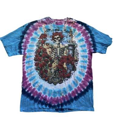 Liquid Blue Medium Grateful Dead Tie Dye 30th Anniversary T-shirt 1995 sale Roses