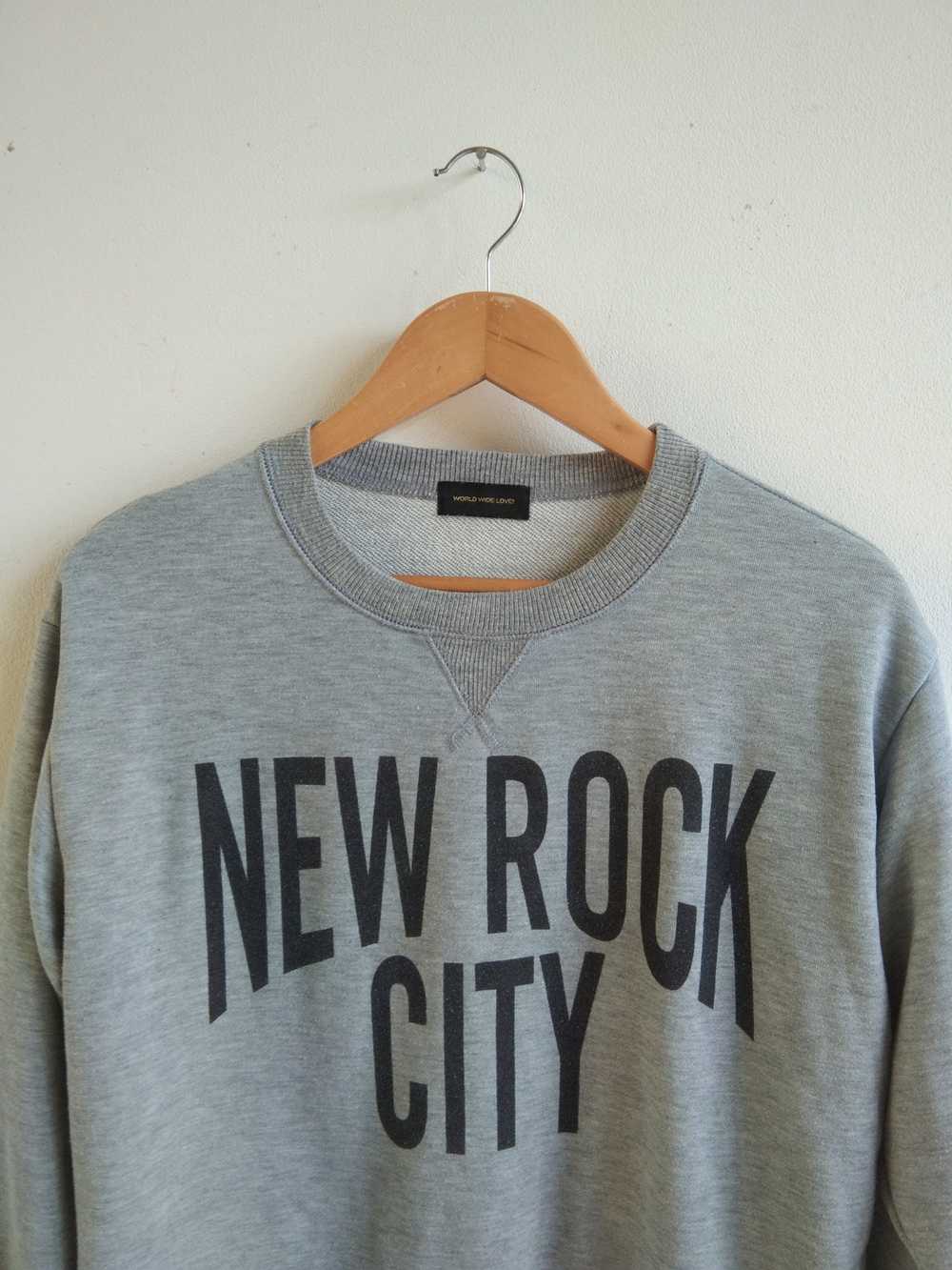 Designer × Japanese Brand New Rock City Sweatshir… - image 2
