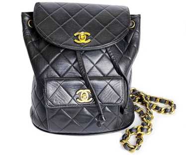 Chanel Vintage Logo Backpack, 4,100 US$ . Explore the full catalogue of bags,  clothes, jewelry and accessories at vinvoy.com (active link…