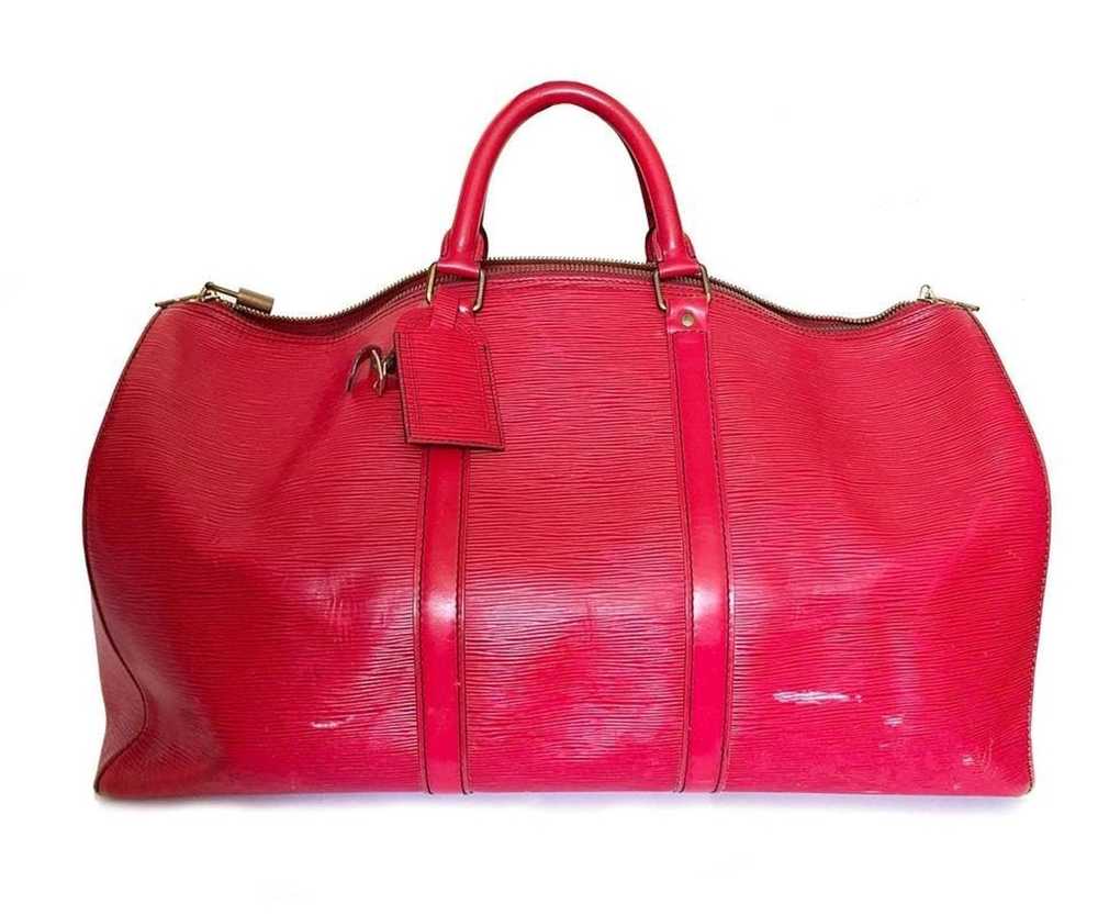 Louis Vuitton Louis Vuitton Red Epi Leather Keepa… - image 1