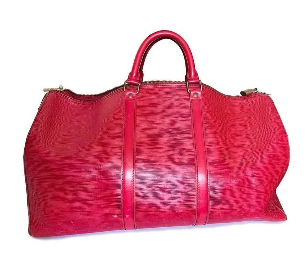 Louis Vuitton Louis Vuitton Red Epi Leather Keepa… - image 2