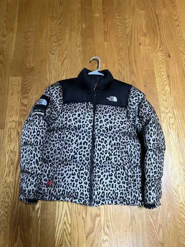 Supreme x The North Face TNF nuptse jacket Yellow Leopard FW11 SIZE LARGE