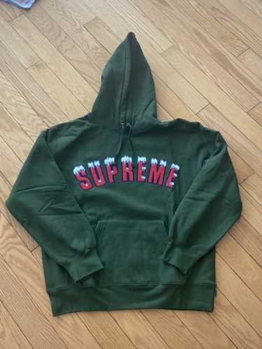 Supreme hooded sweatshirt used - Gem