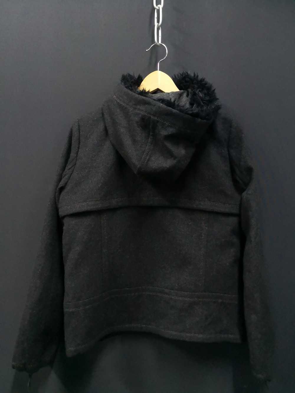 Burberry × Burberry Prorsum fur hoodie wool jacket - image 4