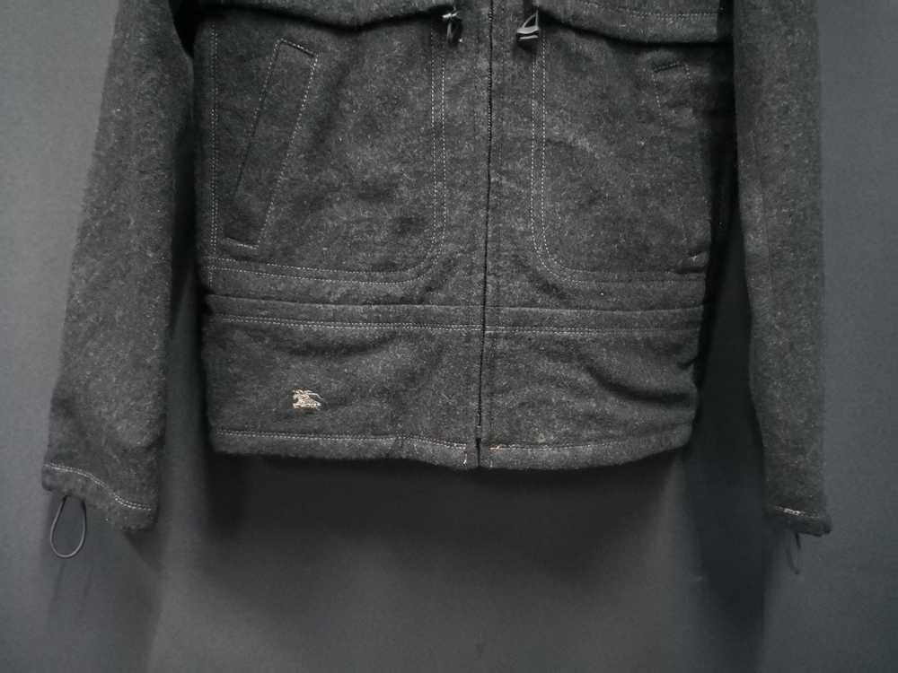 Burberry × Burberry Prorsum fur hoodie wool jacket - image 6