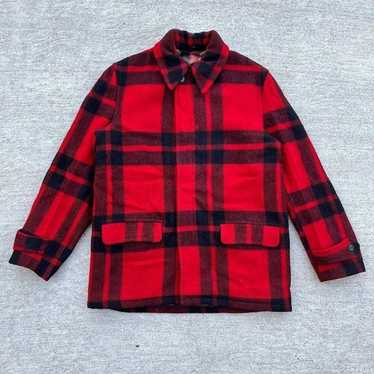 Made In Usa × Streetwear × Vintage 50’s Red Plaid… - image 1