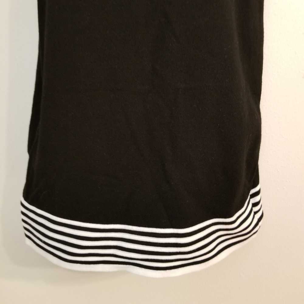 Boden Boden 4 Black Sweater Dress White Stripes P… - image 4