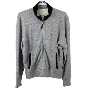 KNIT TRACK JACKET IN CHARCOAL – Billy Reid