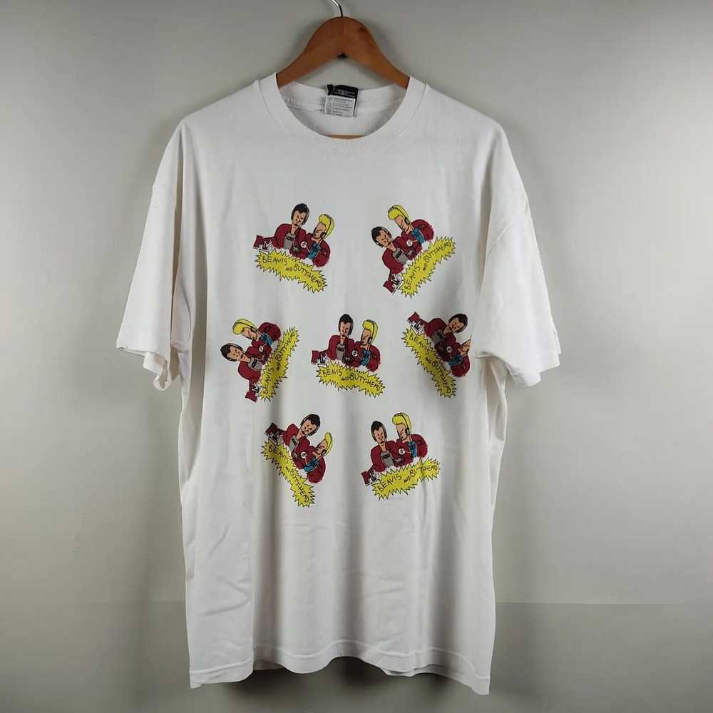 Movie × Mtv × Vintage 90's Beavis and Butthead tee - image 1