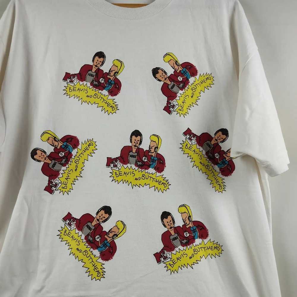 Movie × Mtv × Vintage 90's Beavis and Butthead tee - image 2