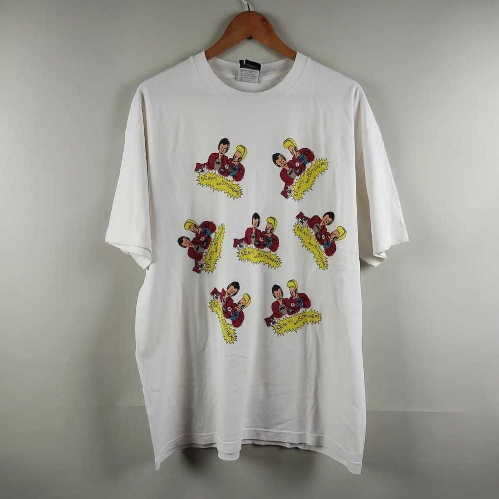 Movie × Mtv × Vintage 90's Beavis and Butthead tee - image 7