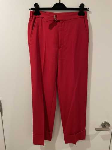 Gucci Gucci Red Trousers Fall 2016