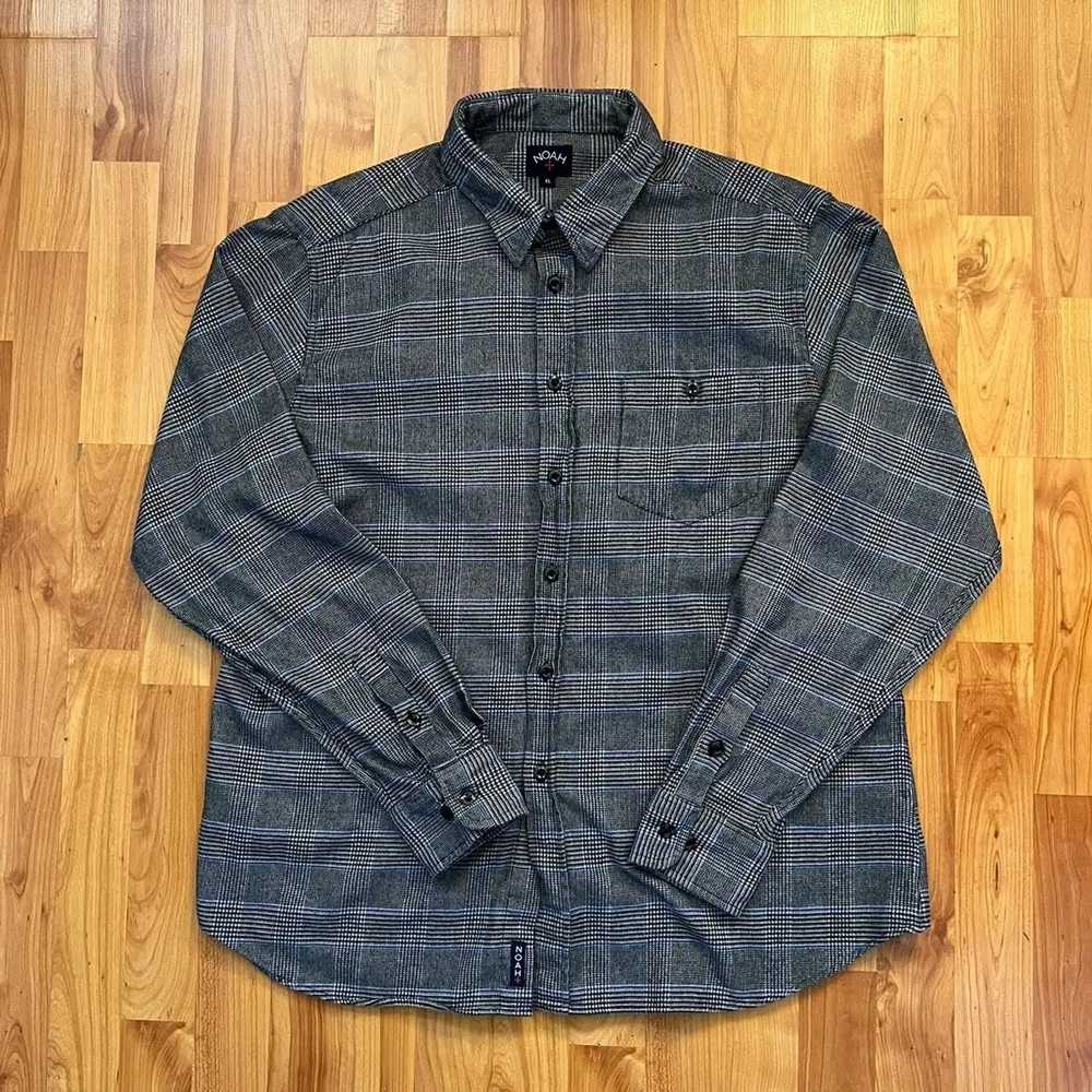 Noah Prince of Wales Checked Flannel Shirt - image 3