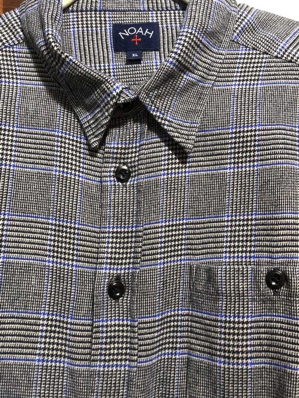 Noah Prince of Wales Checked Flannel Shirt - image 5