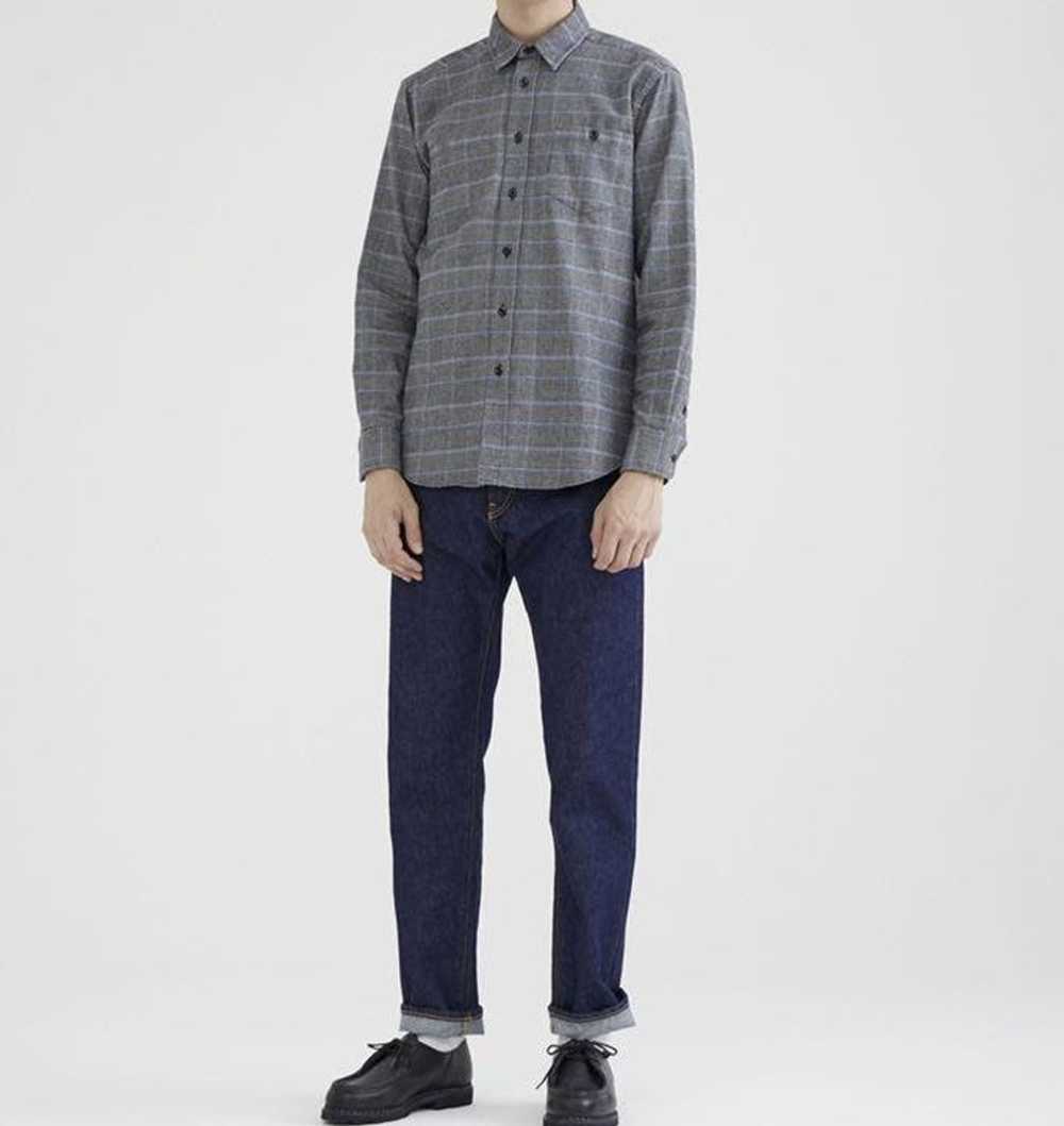 Noah Prince of Wales Checked Flannel Shirt - image 6