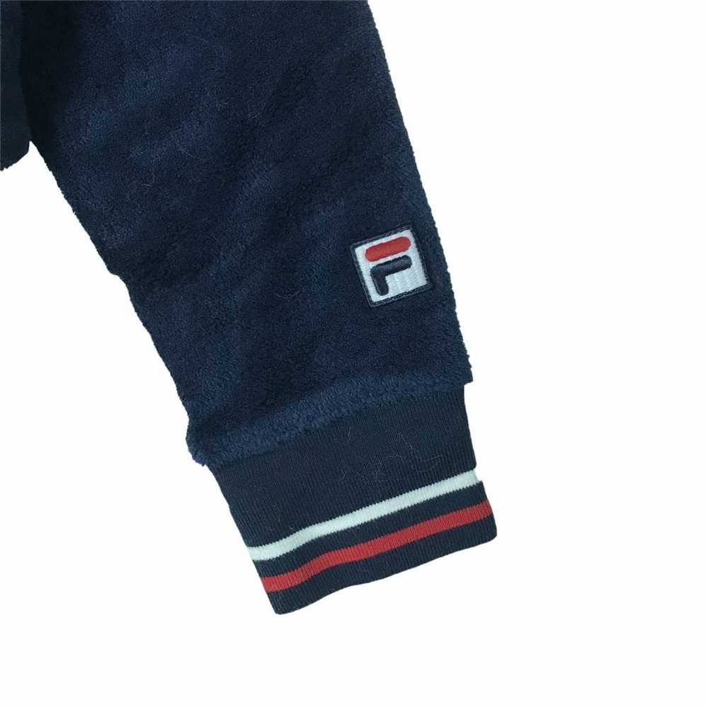 Fila Vintage FILA Centre Logo-Embroid Half Zip Cr… - image 5