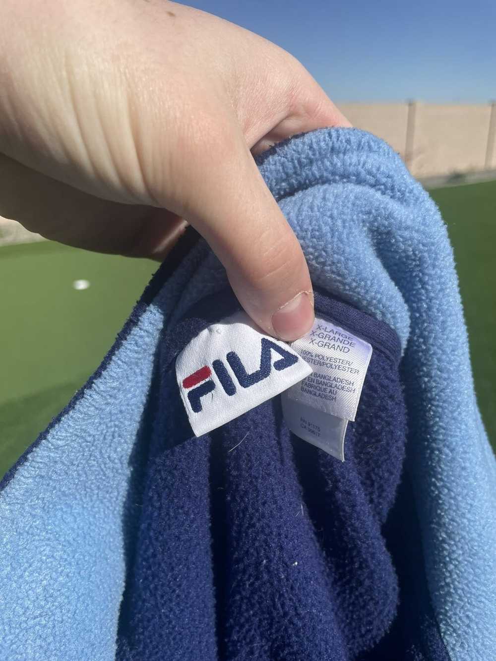 Fila × Vintage Vintage Fila Quarter Zip-up - image 3