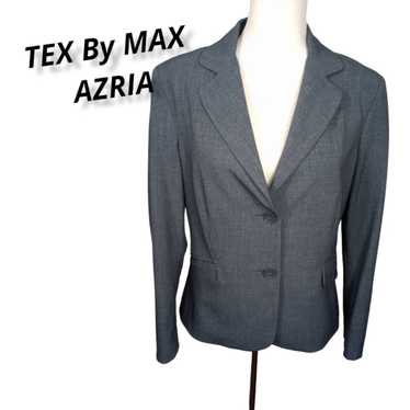 Vintage Vintage Tex By Max AZRIA Size 6 Gray Wool… - image 1