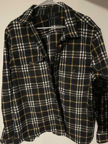 DÔEN Easton Coat -- Charcoal Sierra Plaid - Size - L Button Up Boxy Fit