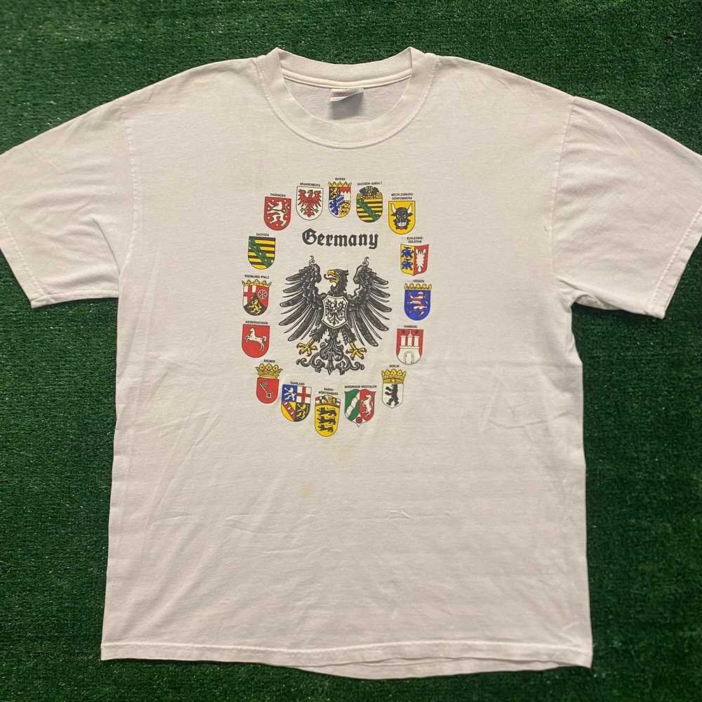 Hanes × Streetwear × Vintage Germany State Flags … - image 1