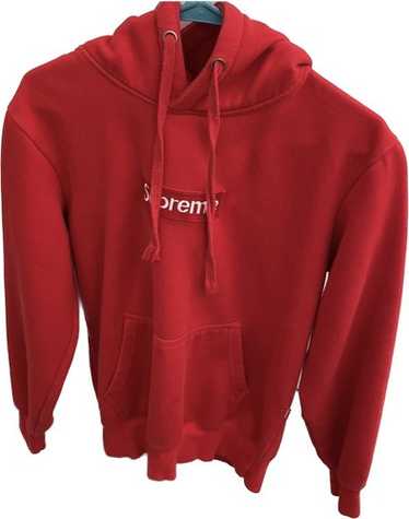 supreme hoodie red box logo medium - Gem