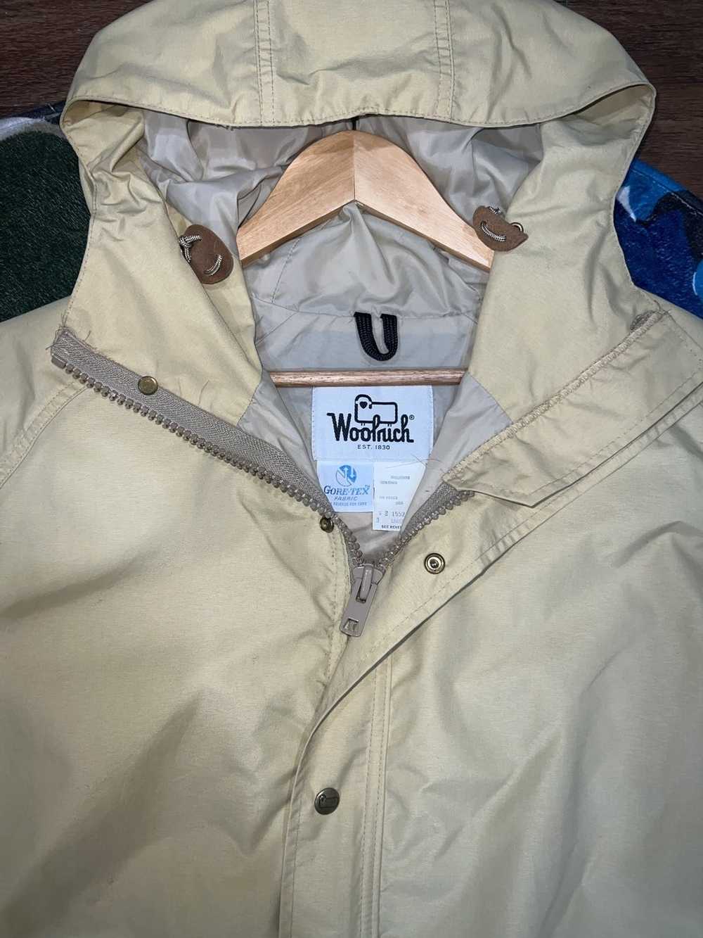 Goretex × Vintage × Woolrich Woolen Mills Beige w… - image 1