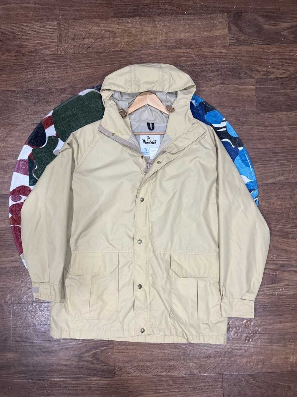 Goretex × Vintage × Woolrich Woolen Mills Beige w… - image 2