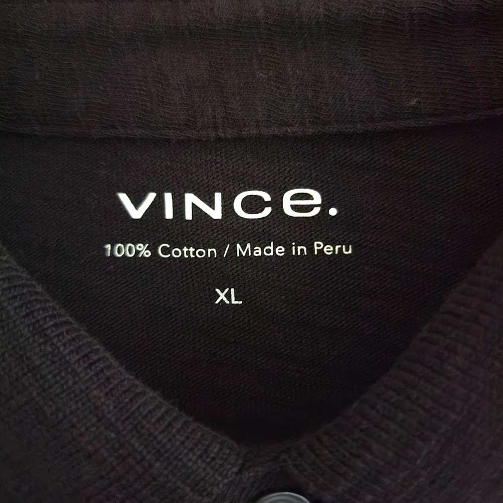Vince Vince Men’s Black Classic Polo T-shirt - image 5