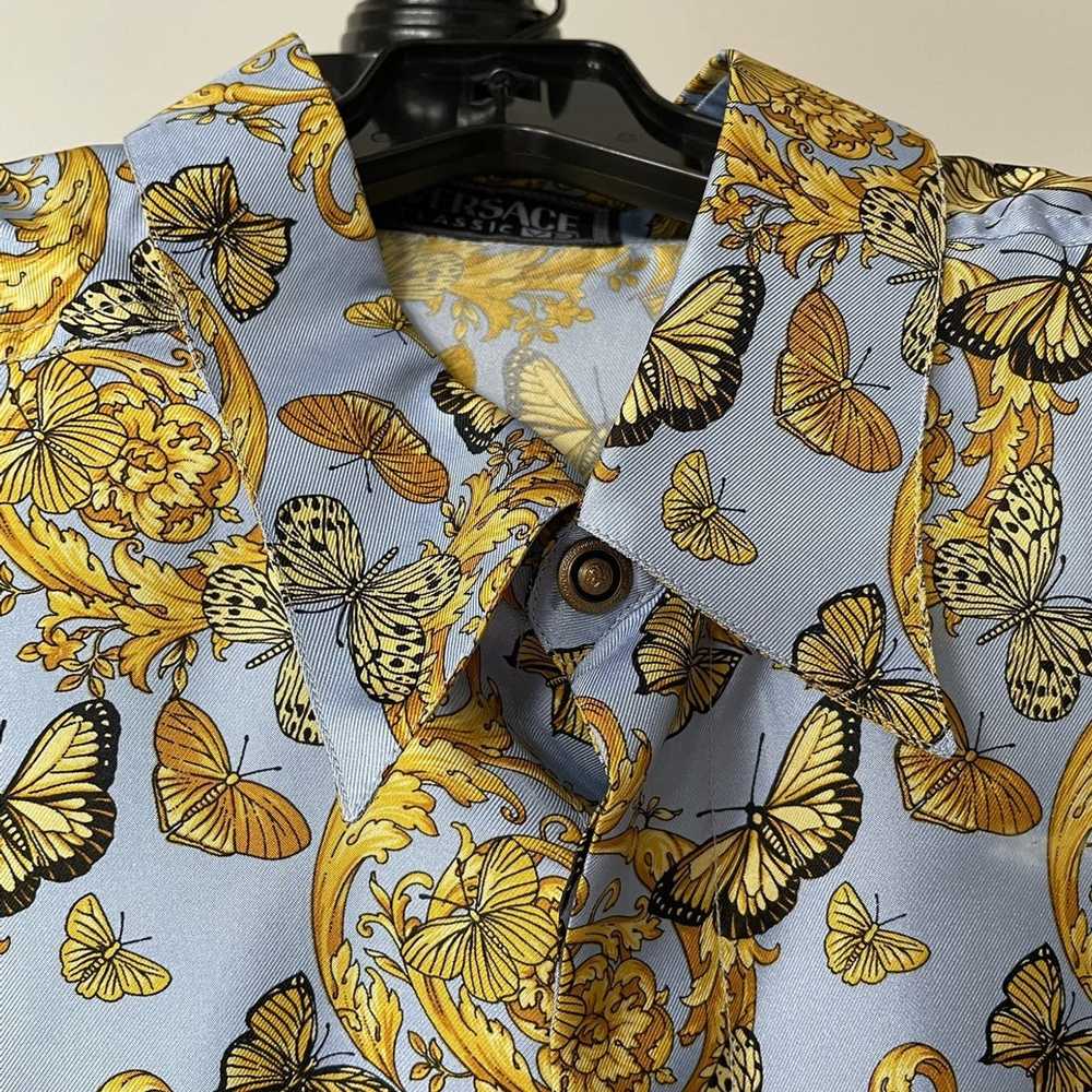 Versace Versace Classic V2 Silk Baroque Butterfly… - image 4