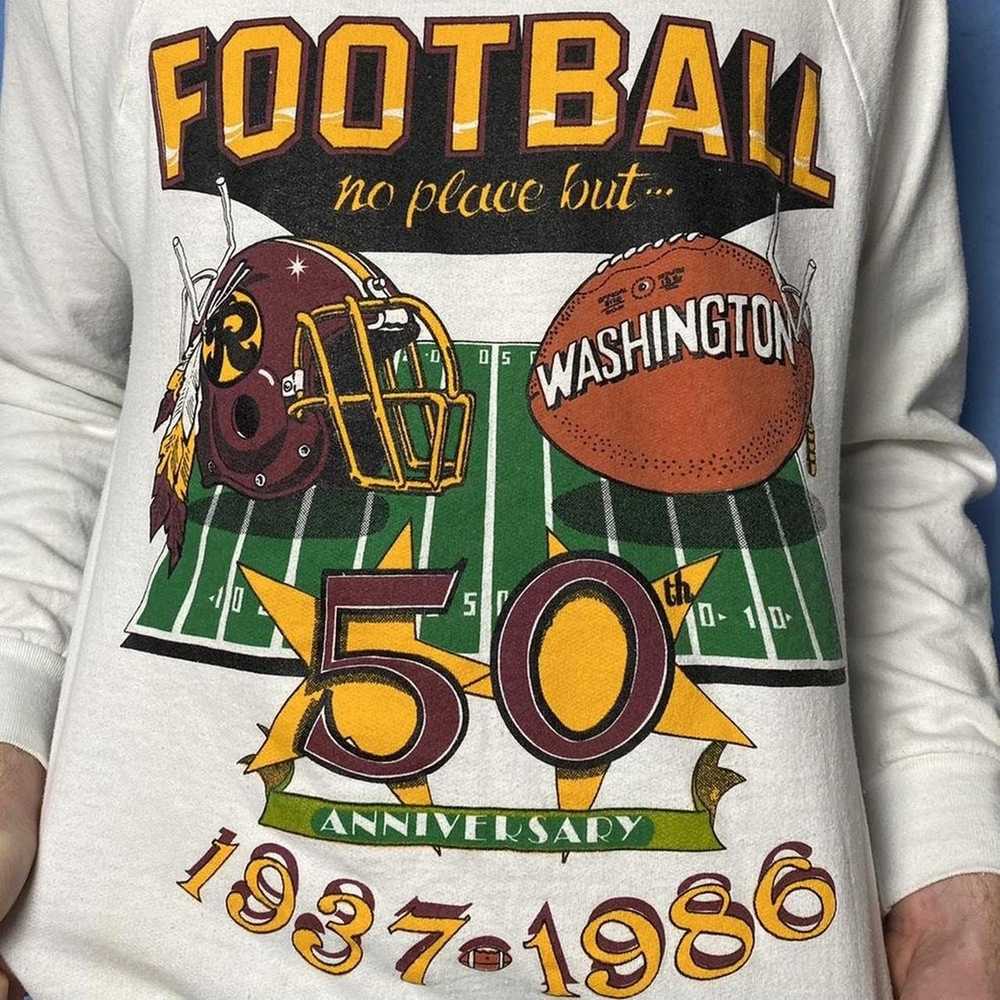 NFL × Vintage vintage 80s washington redskins nfl… - image 4