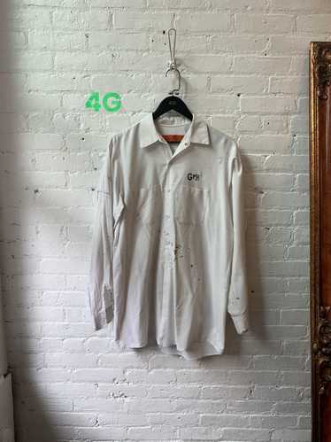 Vintage GPH PAINT THRASHED BUTTON UP