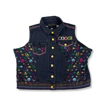 Coogi Vintage Coogi Denim Vest - image 1