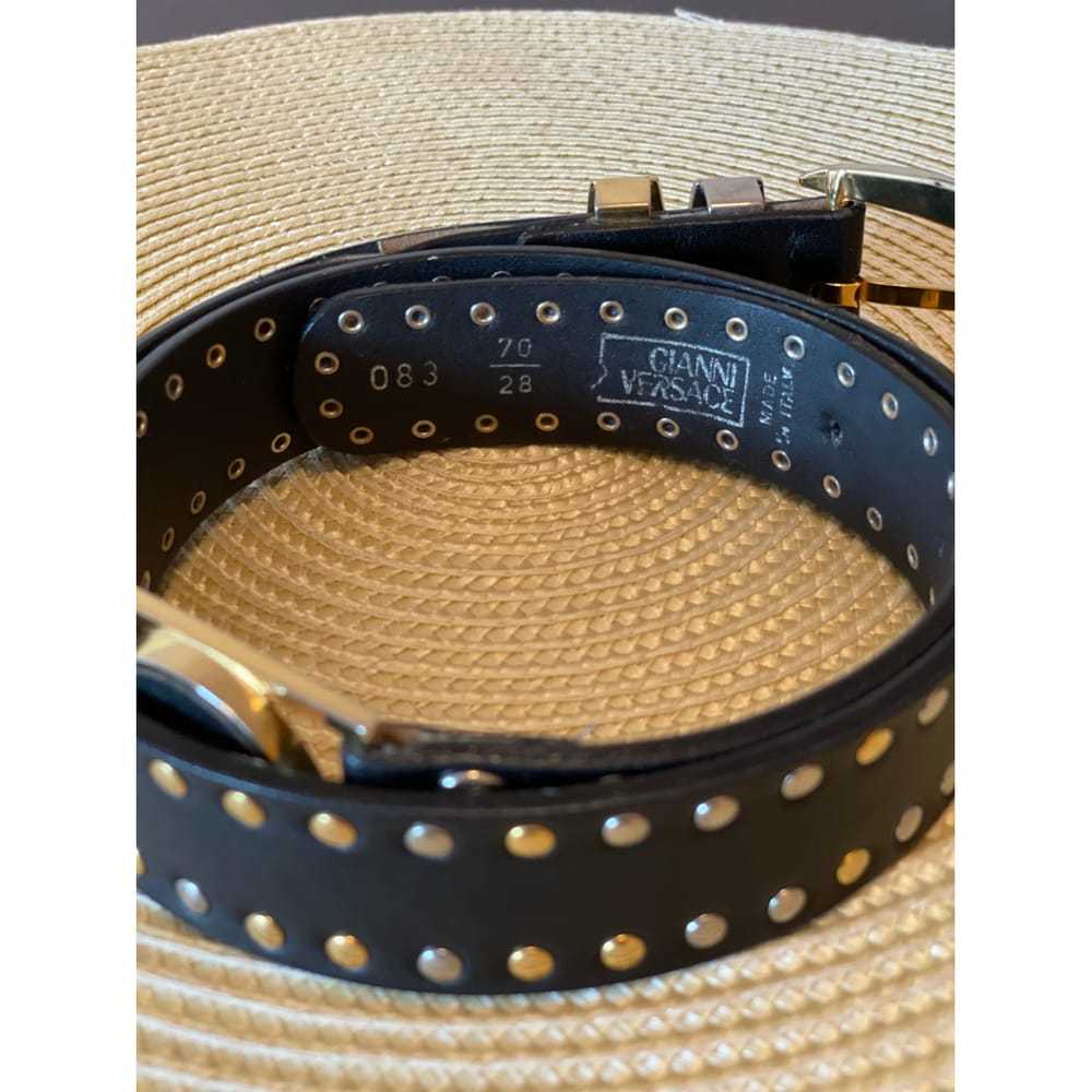 Gianni Versace Medusa leather belt - image 2