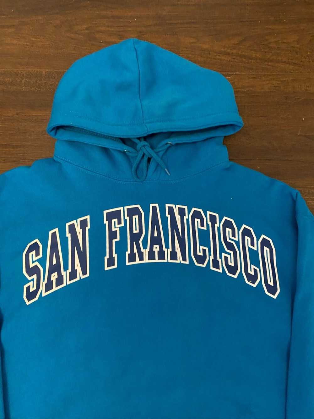 Vintage Y2K 2000s San Francisco Spellout Hoodie S… - image 3