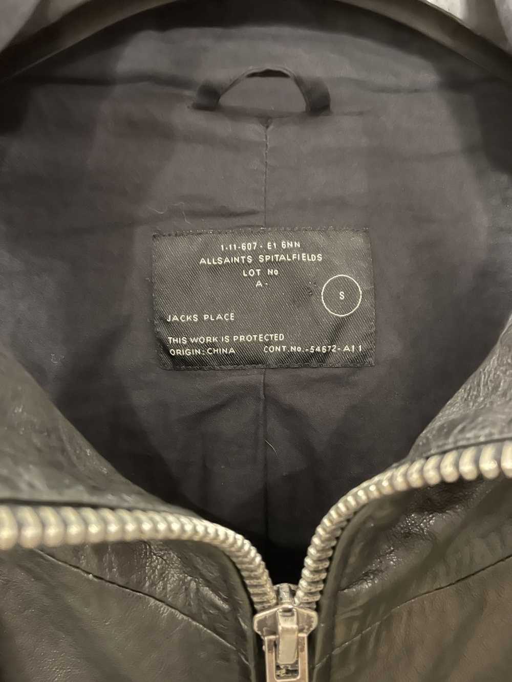 Allsaints RARE ALLSAINTS Leather Jacket - Jacks P… - image 5