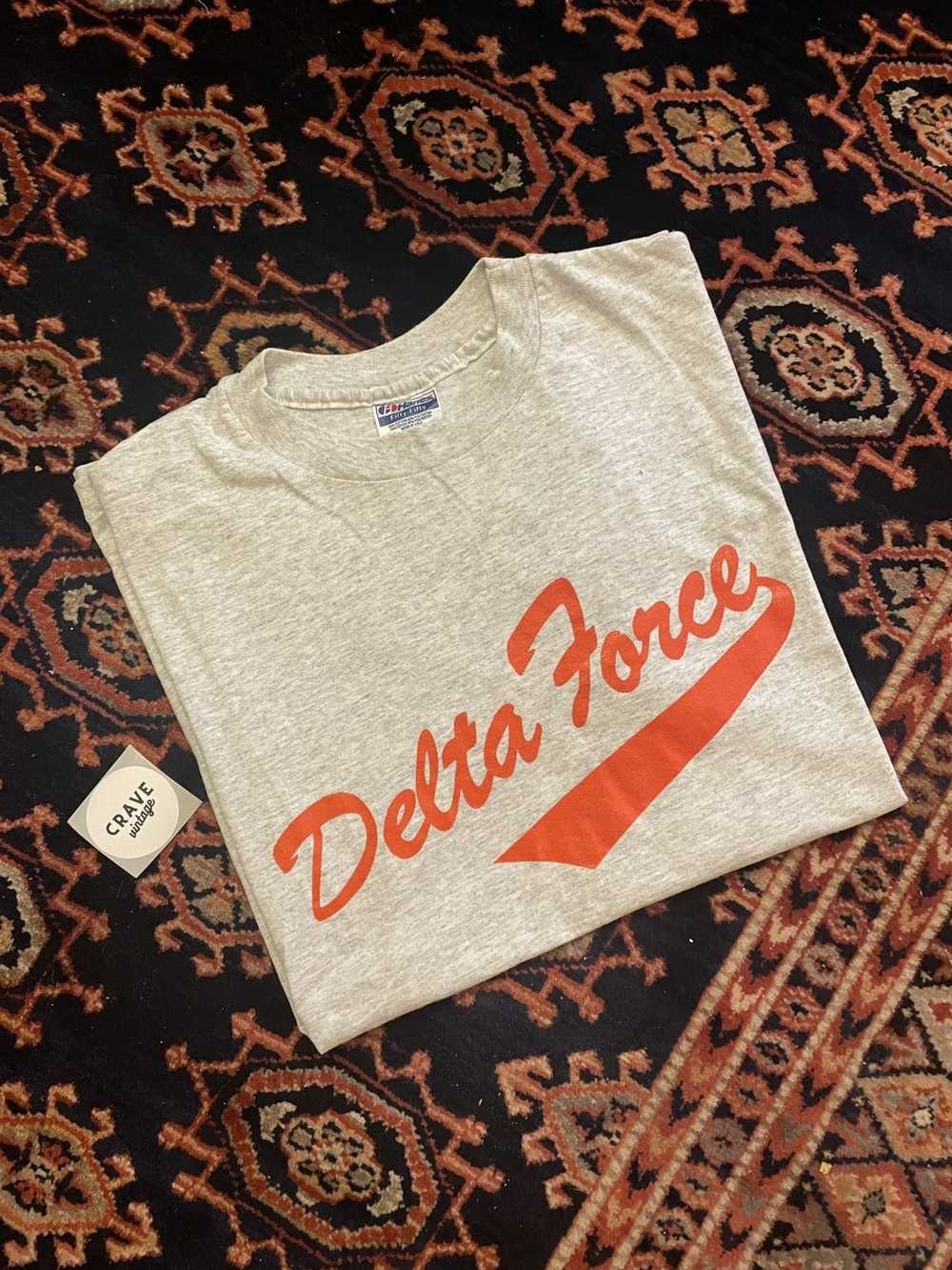 Hanes × Vintage Vintage Hanes Delta Force T-shirt - image 1