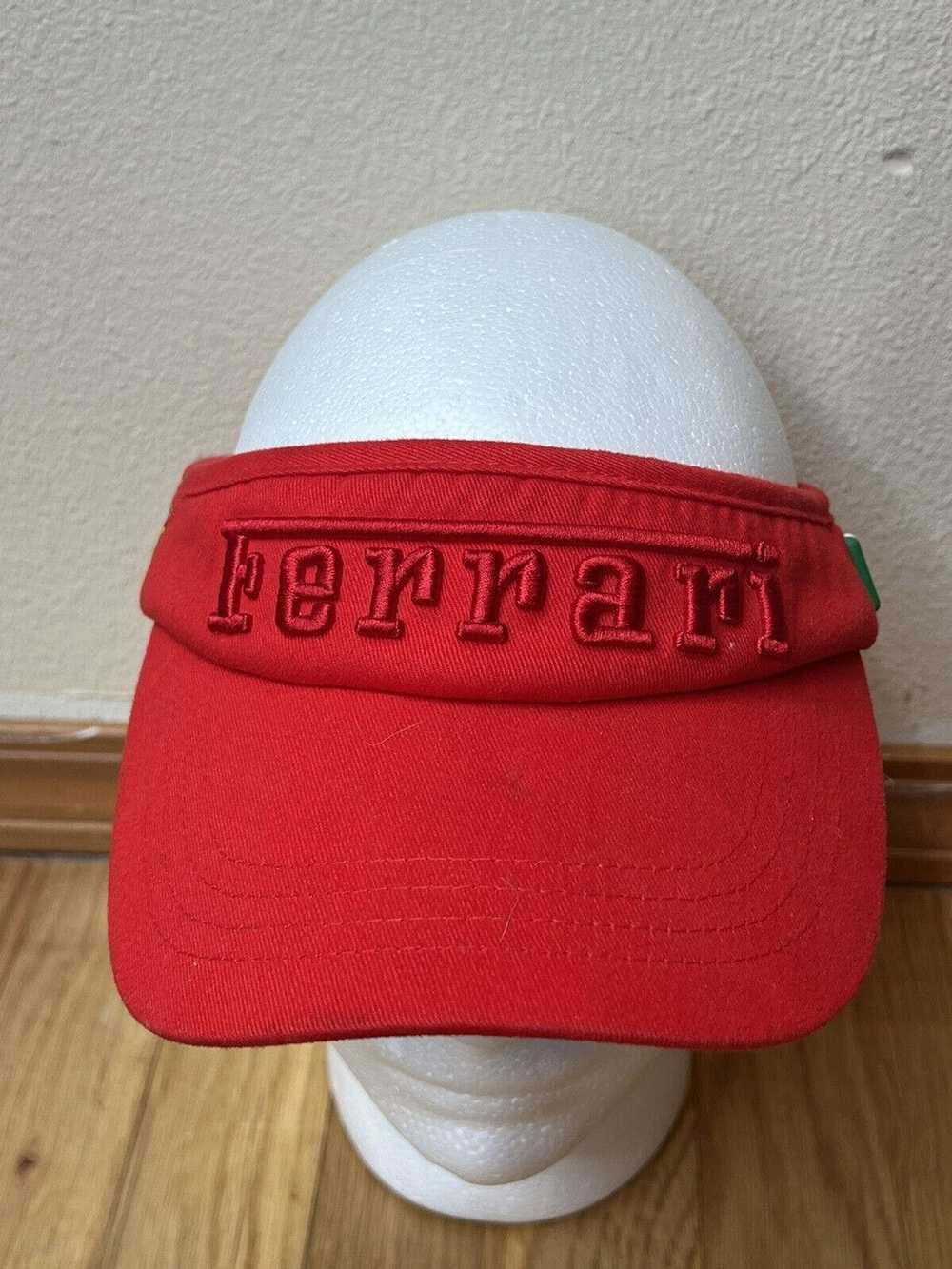 Ferrari FERRARI Official Rare Red Visor Hat Embro… - image 6