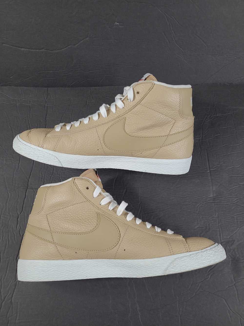 Nike Nike Blazer Mid Premium Leather Linen /Summi… - image 7