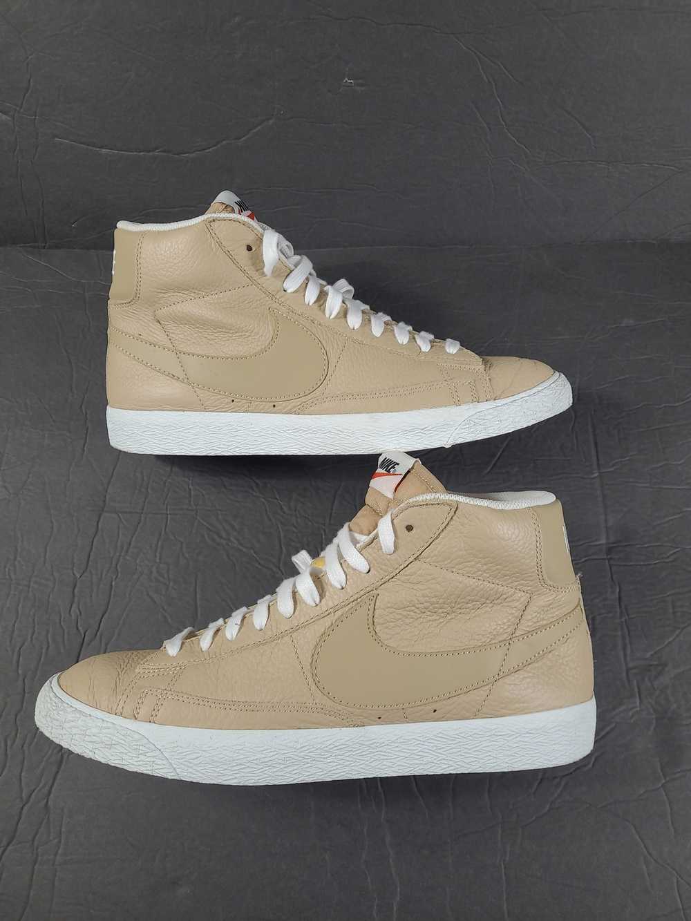 Nike Nike Blazer Mid Premium Leather Linen /Summi… - image 9