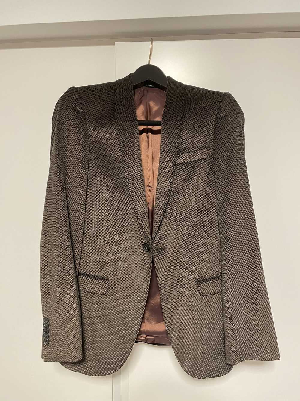 Calibre Calibre brown herringbone blazer - image 1