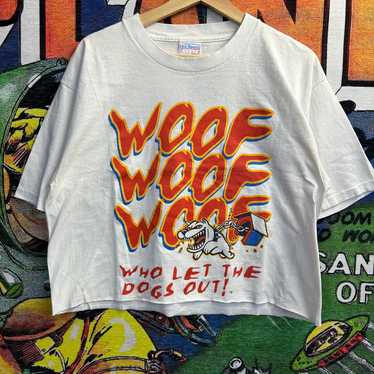 Streetwear × Vintage Vintage 90’s Who Let The Dog… - image 1