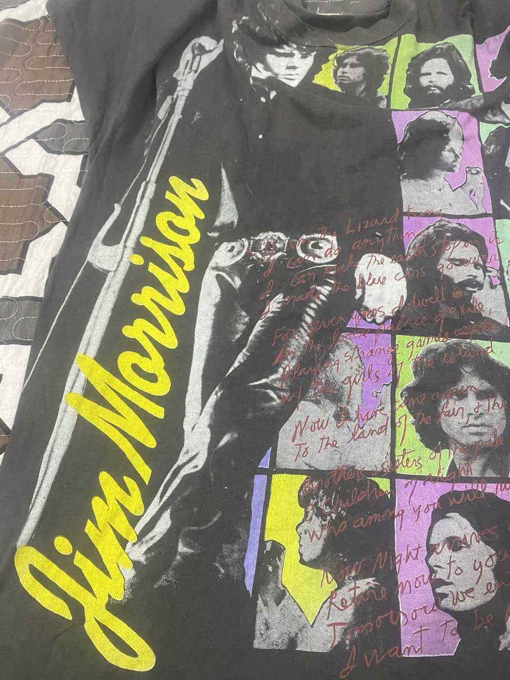 Band Tees × Vintage RARE VINTAGE JIM MORRISON OF … - image 10