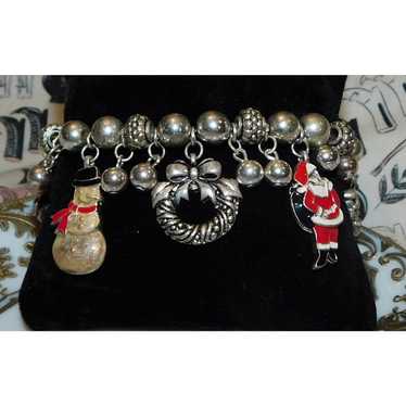 Other Vintage Silver Avon Christmas Charm Bracelet