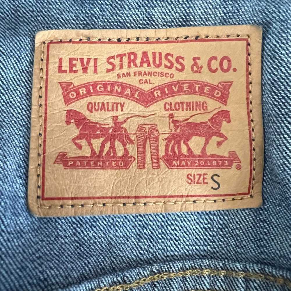 Levi's Levi Stauss & Co Denim Blue Jean Small Jac… - image 7