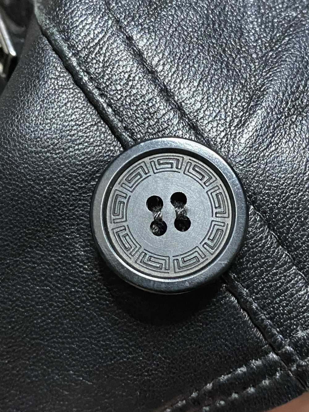 Versace Vintage Versace V2 Classic Leather Coat - image 6