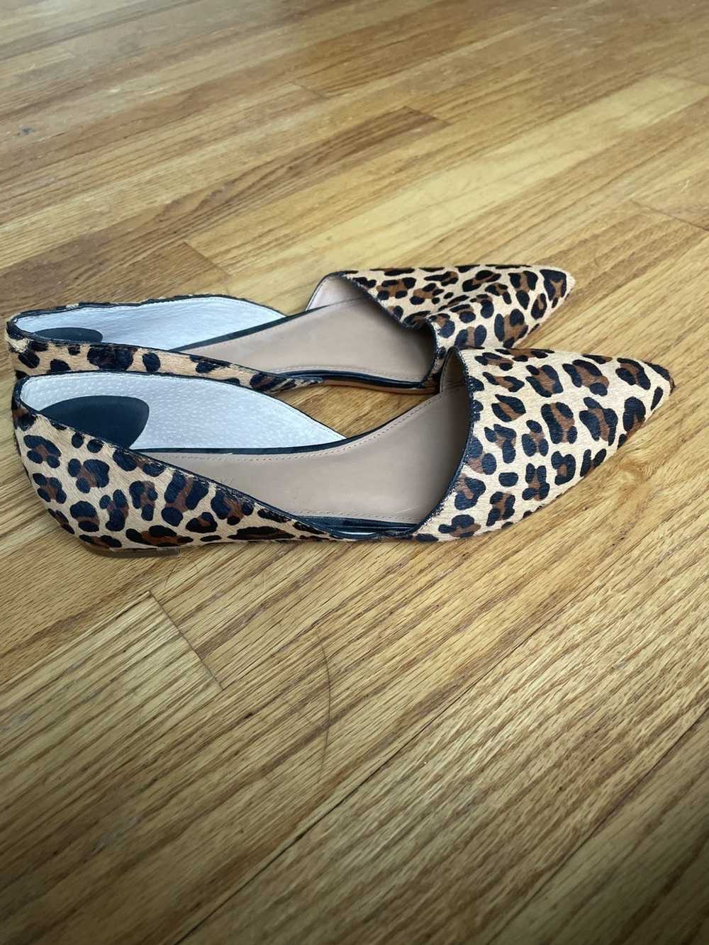 J.Crew J. Crew Pointed Toe Flats in Leopard Print - image 2