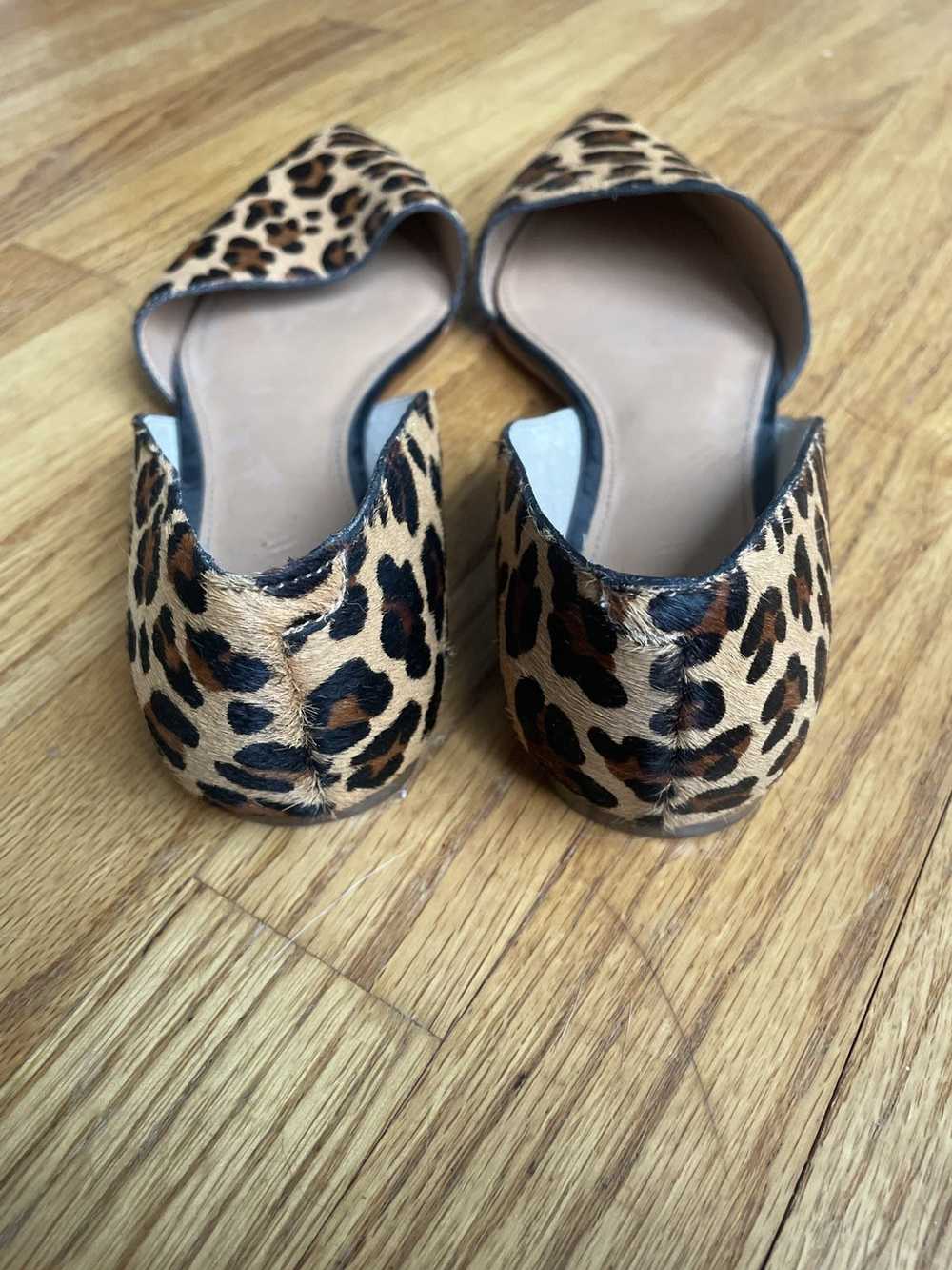 J.Crew J. Crew Pointed Toe Flats in Leopard Print - image 3