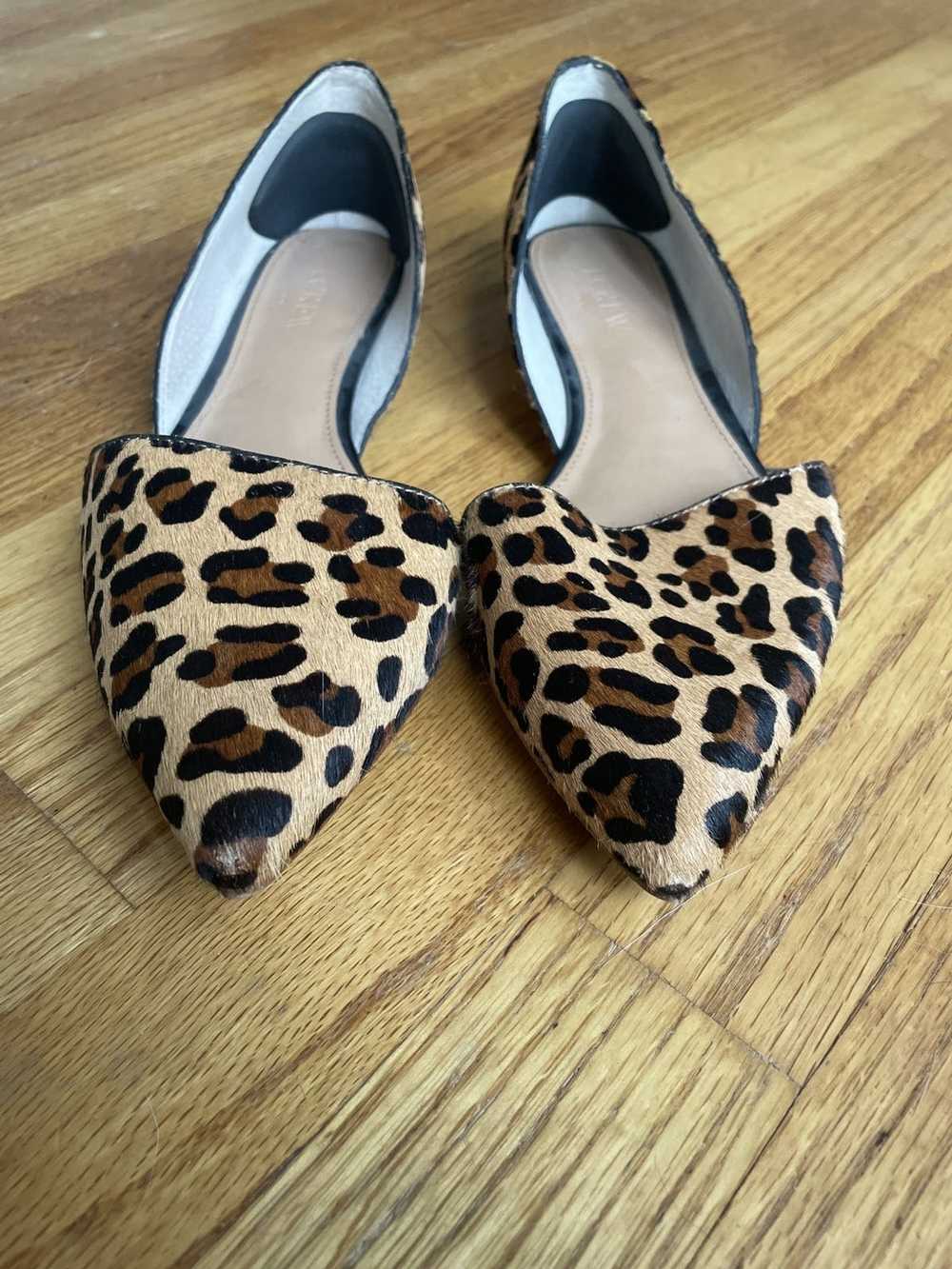 J.Crew J. Crew Pointed Toe Flats in Leopard Print - image 4