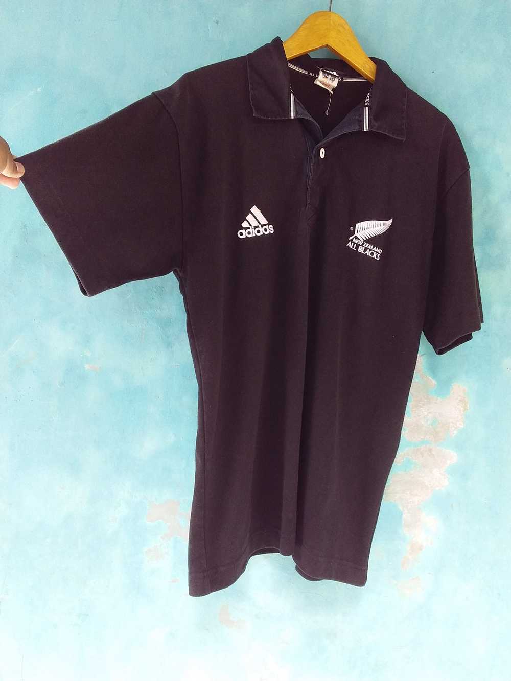 Adidas × All Black × Streetwear Polo shirt ADIDAS… - image 1