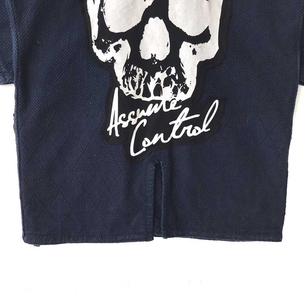 Indigo × Japanese Brand × Skulls Vtg Denim Kendo … - image 7